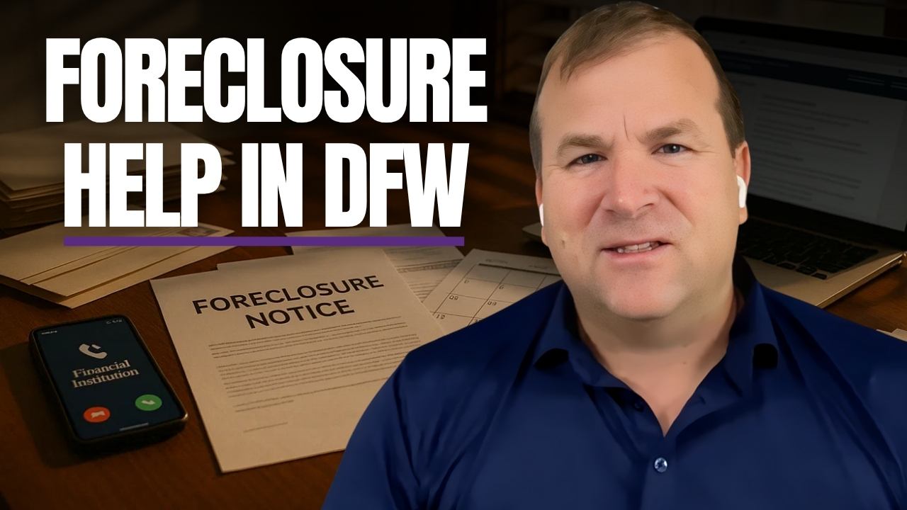 How To Save Your DFW Home From Foreclosure